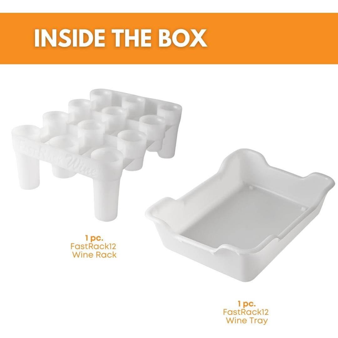 Soporte y bandeja para secado de botellas FastRack12 - 12 botellas