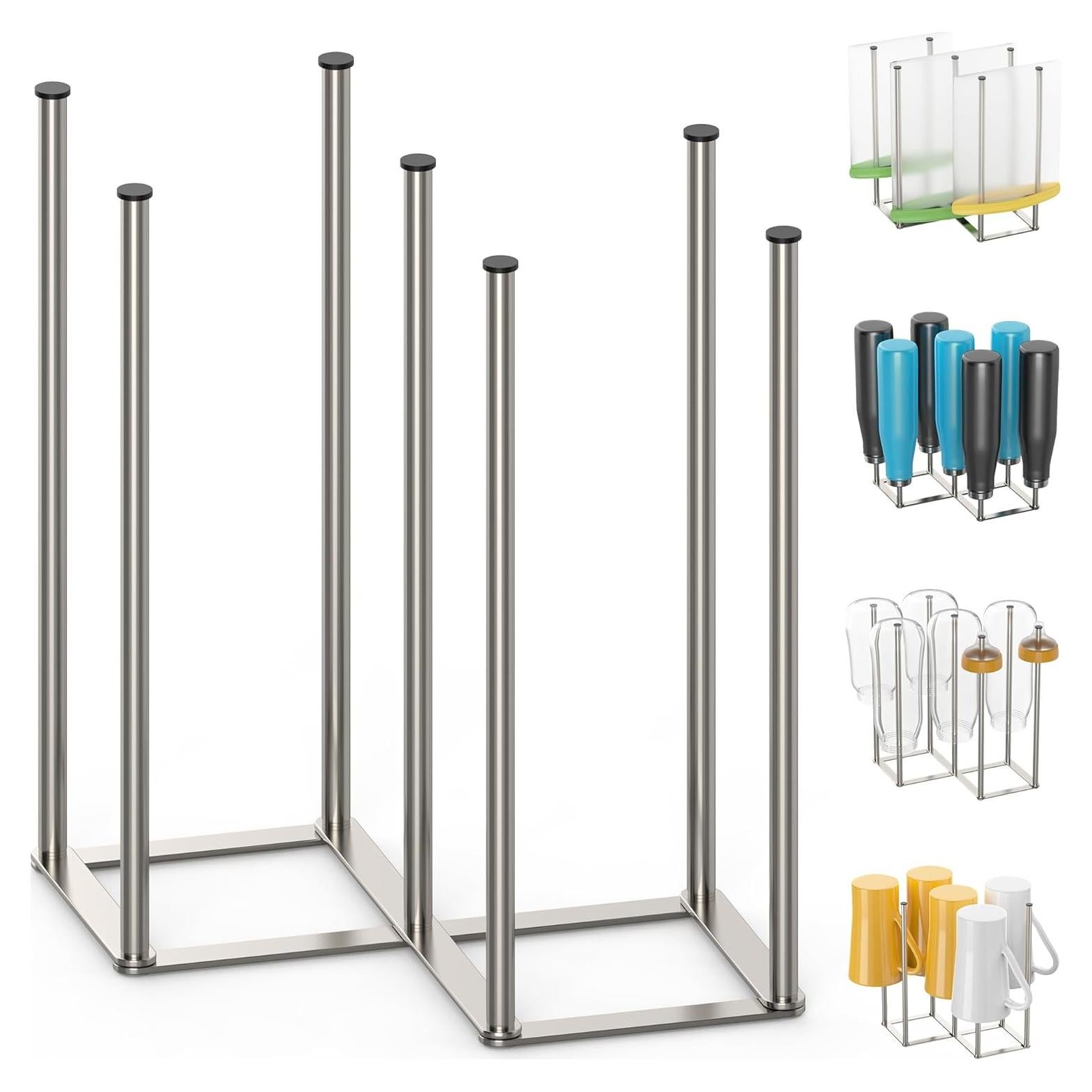 Soporte Plegable para Secar Botellas KORRTFID Acero Inoxidable