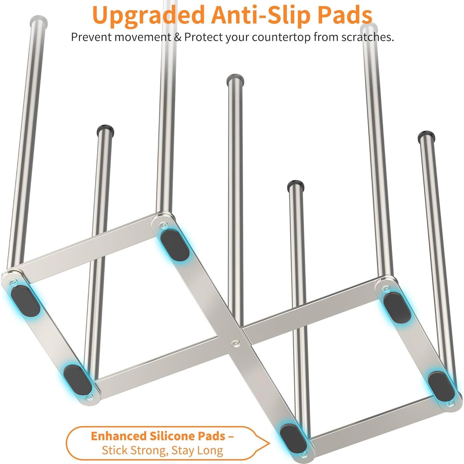 Soporte Plegable para Secar Botellas KORRTFID Acero Inoxidable