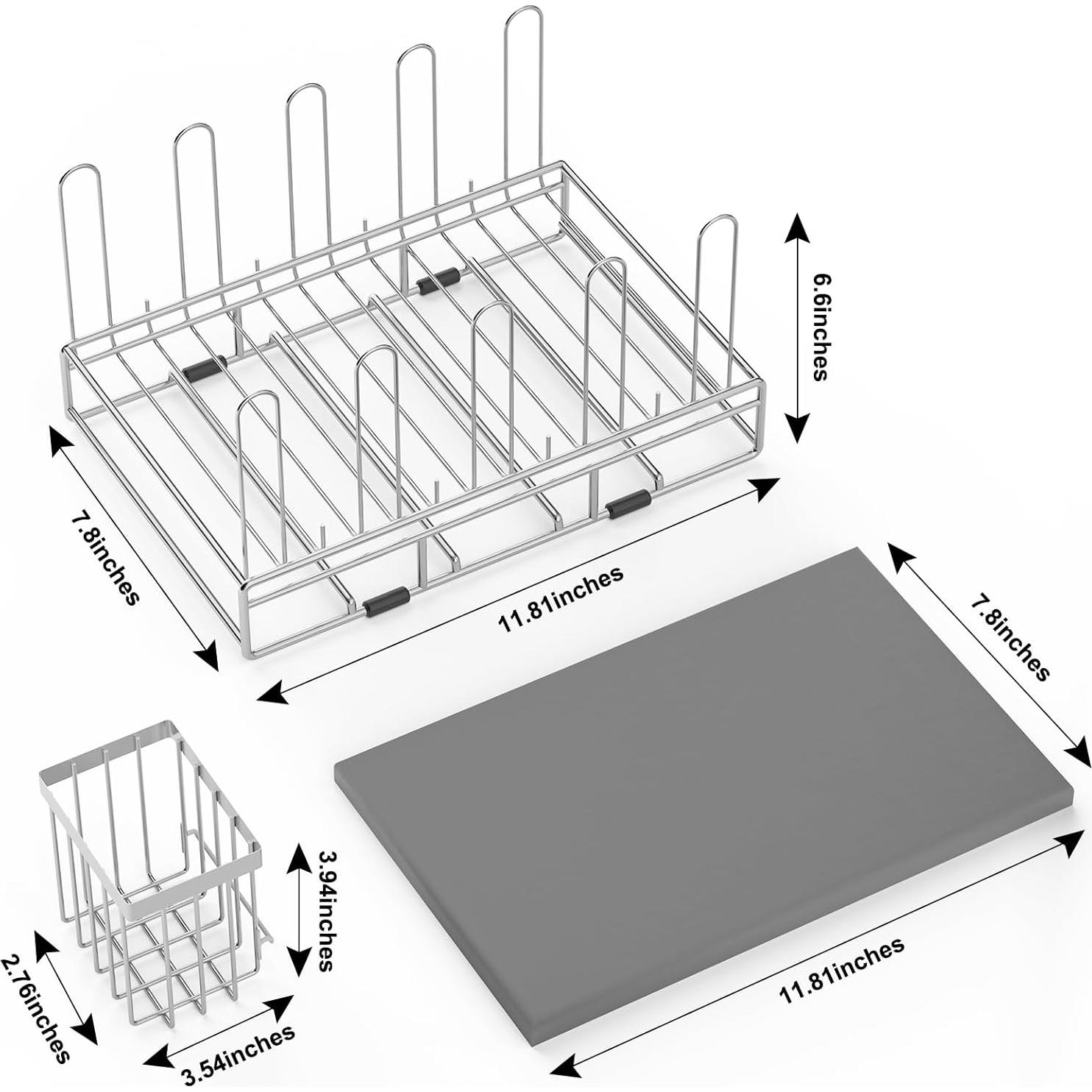 Soporte para Secar Biberones Chilinii Acero Inoxidable Grande