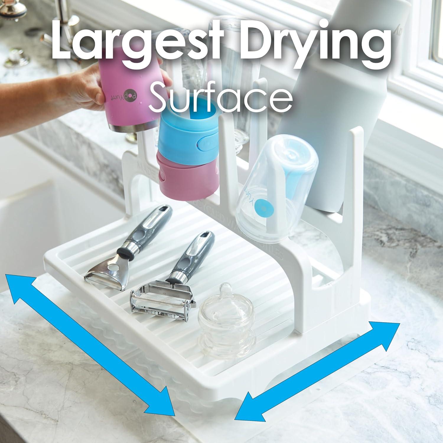 Soporte de Secado PopYum Gris Seattle 100% Reciclado 25.4x34.3cm