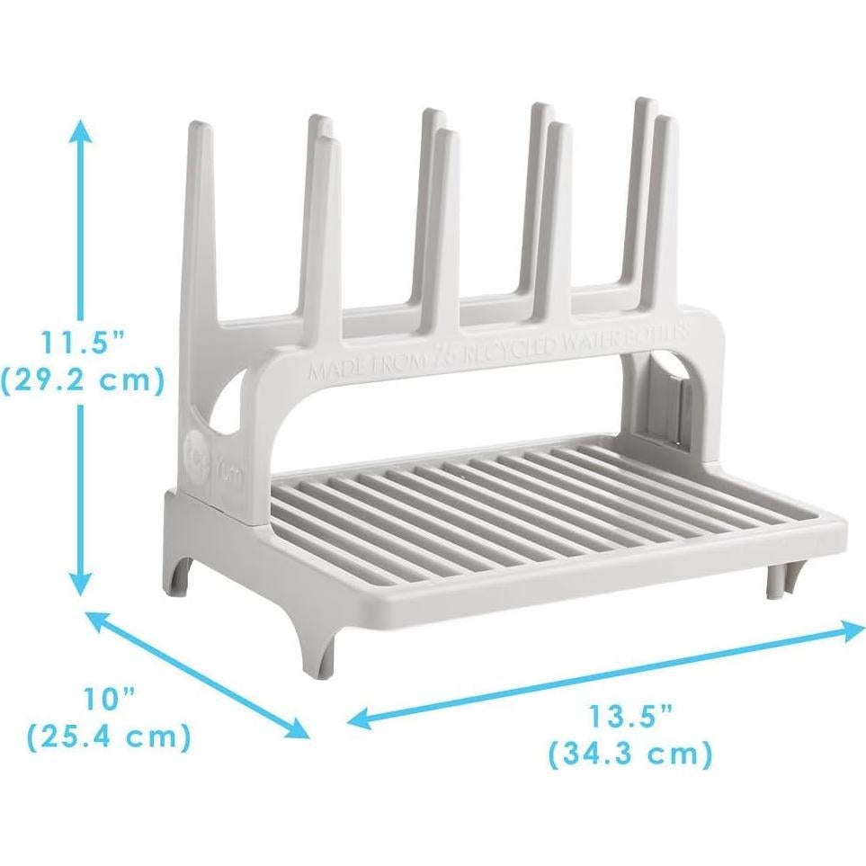 Soporte de Secado PopYum Gris Seattle 100% Reciclado 25.4x34.3cm