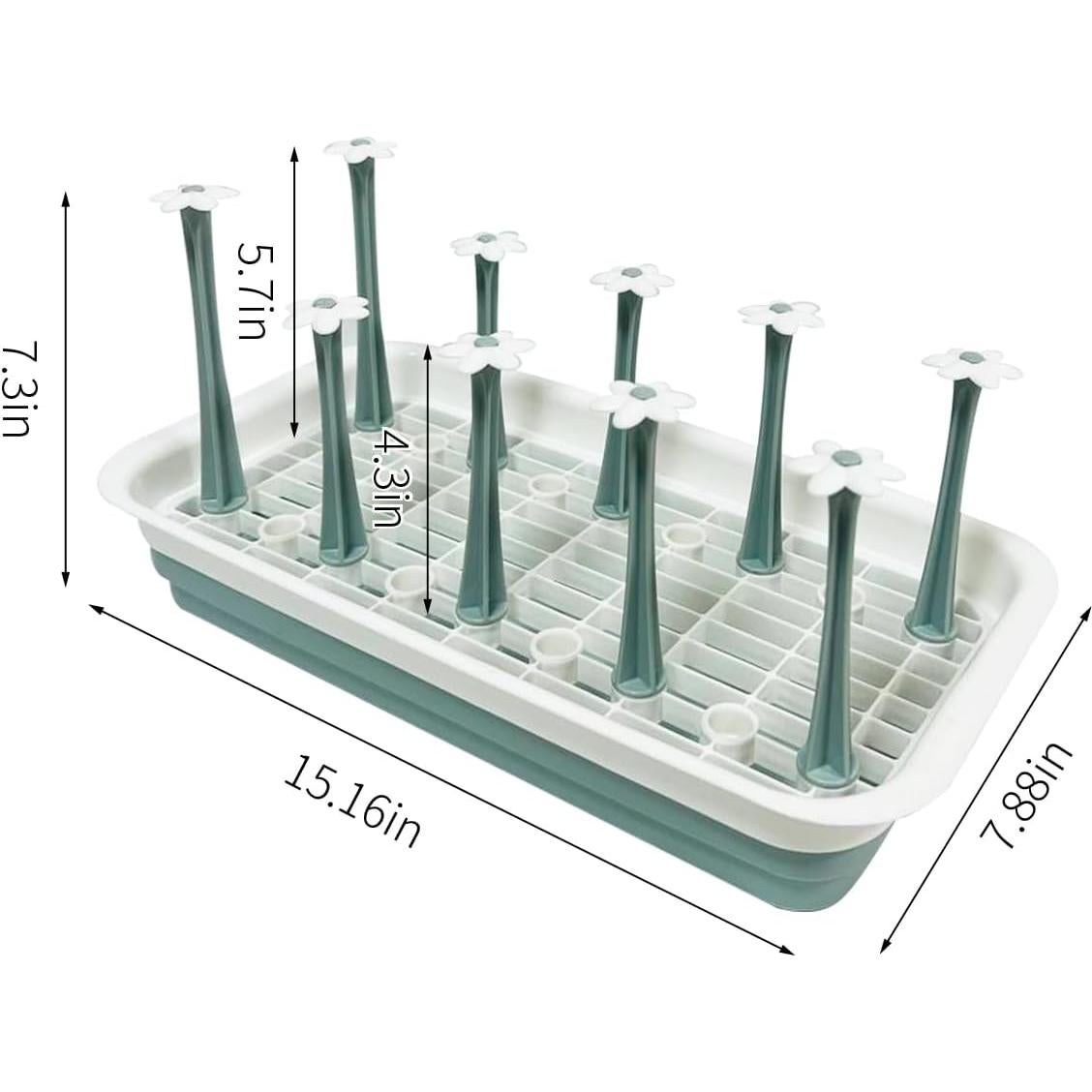 Secador de Botellas L-WASH Grande Plegable para Vasos y Bebés
