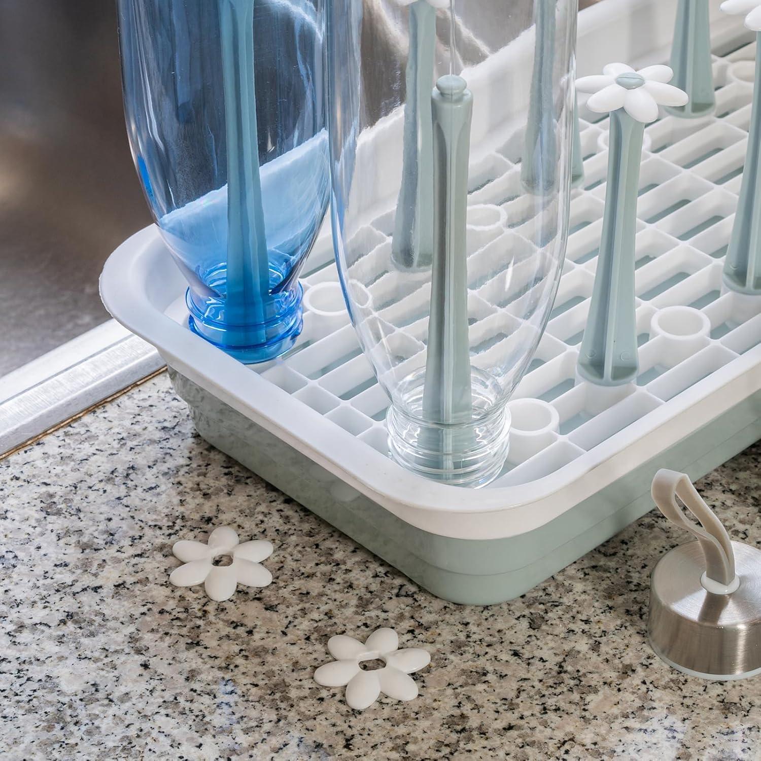 Secador de Botellas L-WASH Grande Plegable para Vasos y Bebés