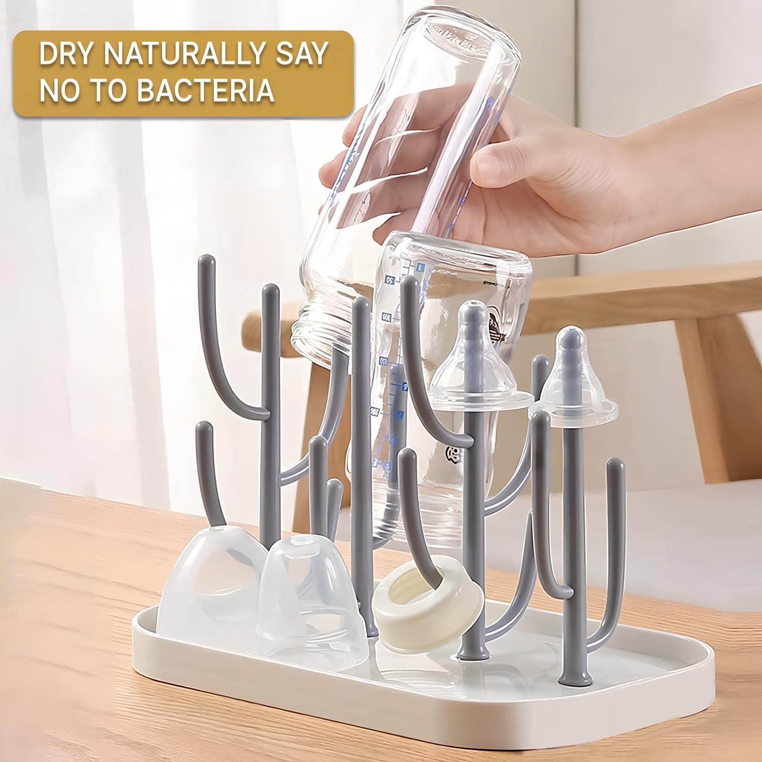 Soporte para Secado de Biberones Qiifaiikooii Desmontable 14 Soportes