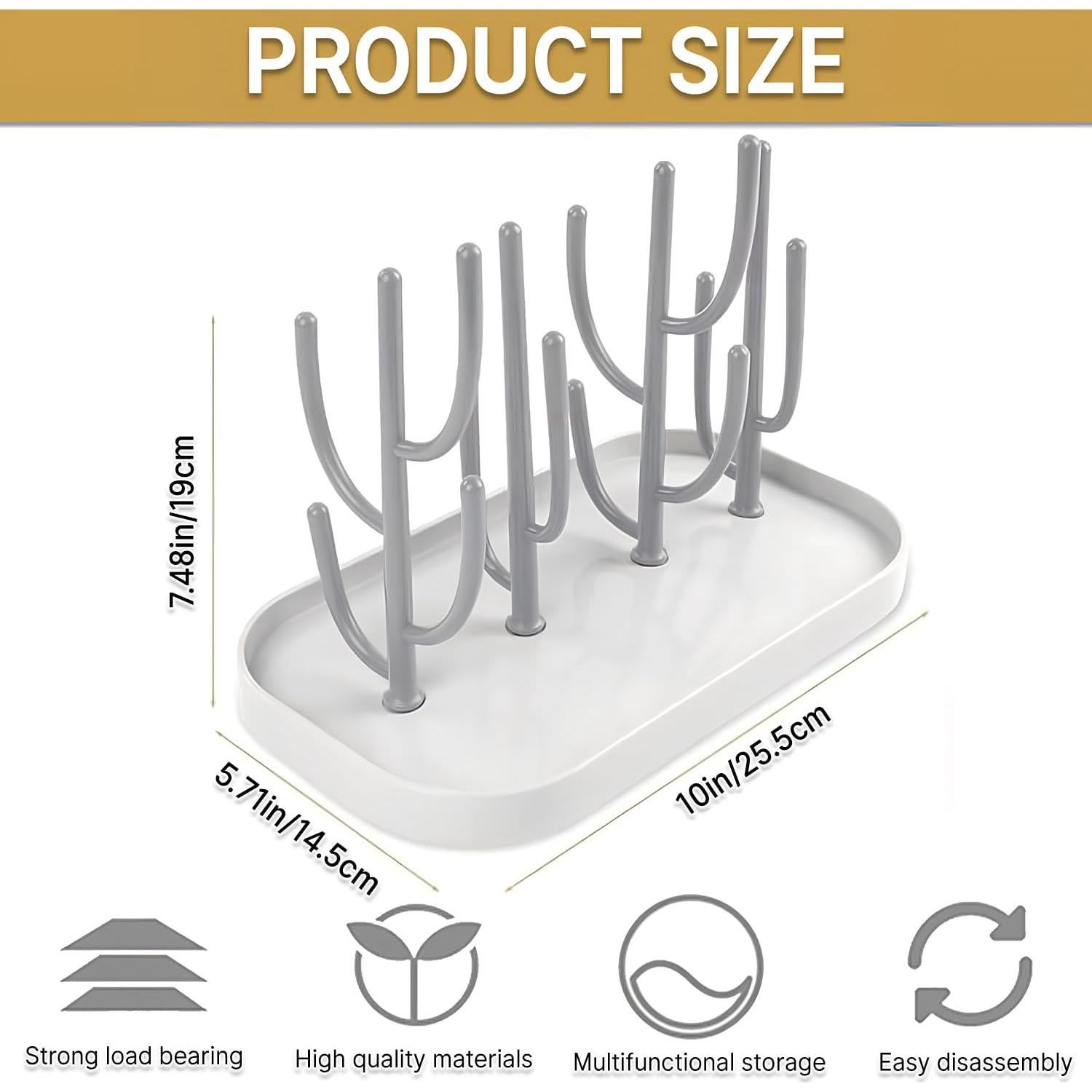 Soporte para Secado de Biberones Qiifaiikooii Desmontable 14 Soportes