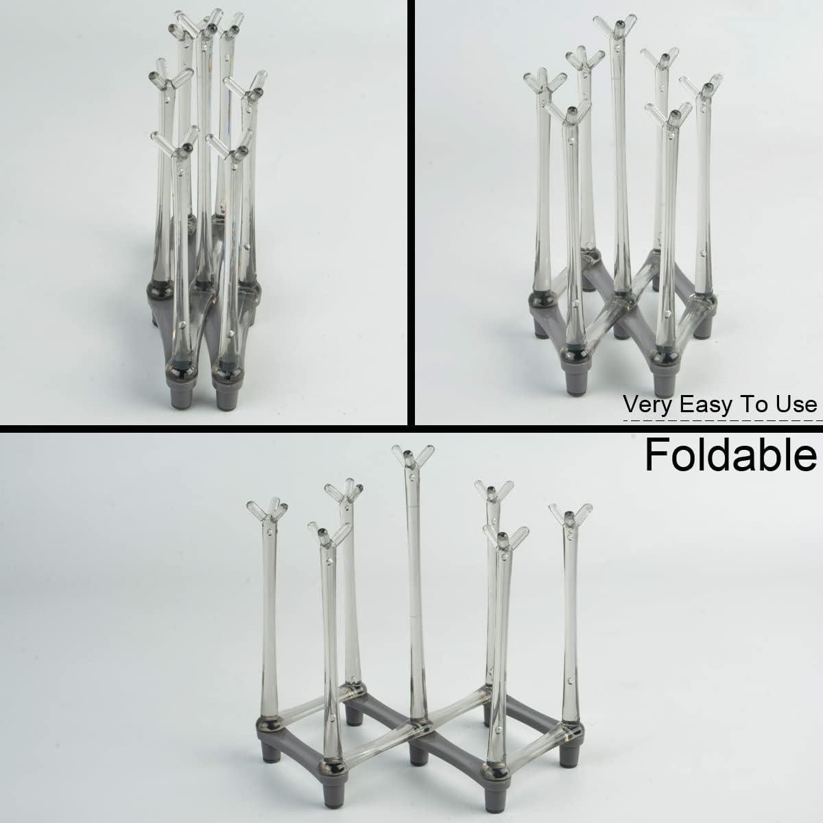 Soporte de Secado de Tazas Retráctil MONOSUGO Antideslizante