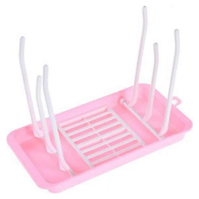 Estante para Secar Biberones WOIWO Rosa 24.3x18 cm