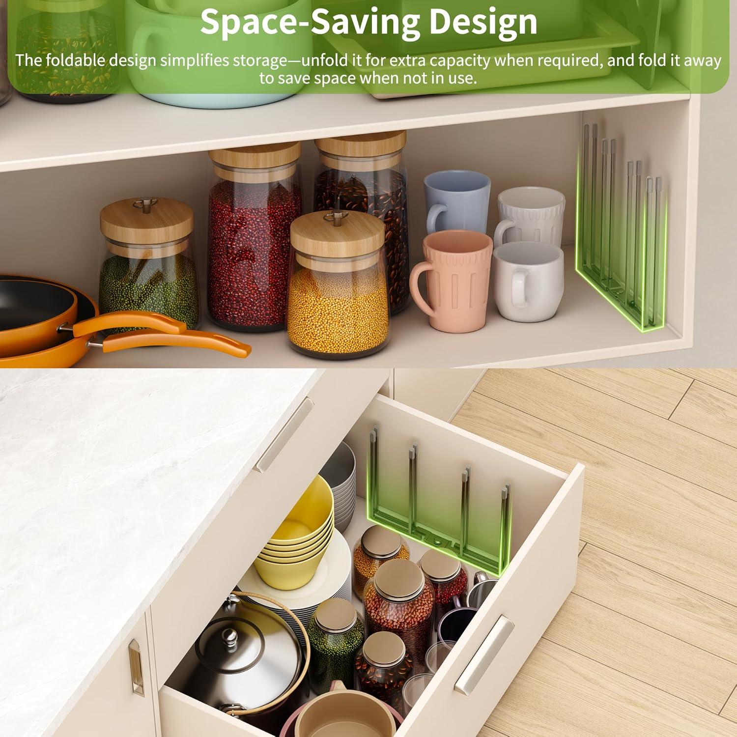 Soporte de Secado de Botellas Plegable LAEMYFYRE Acero Inoxidable