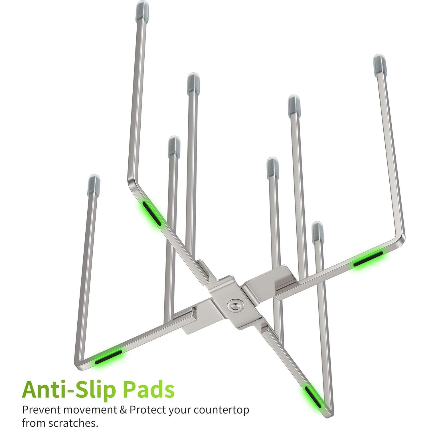 Soporte de Secado de Botellas Plegable LAEMYFYRE Acero Inoxidable