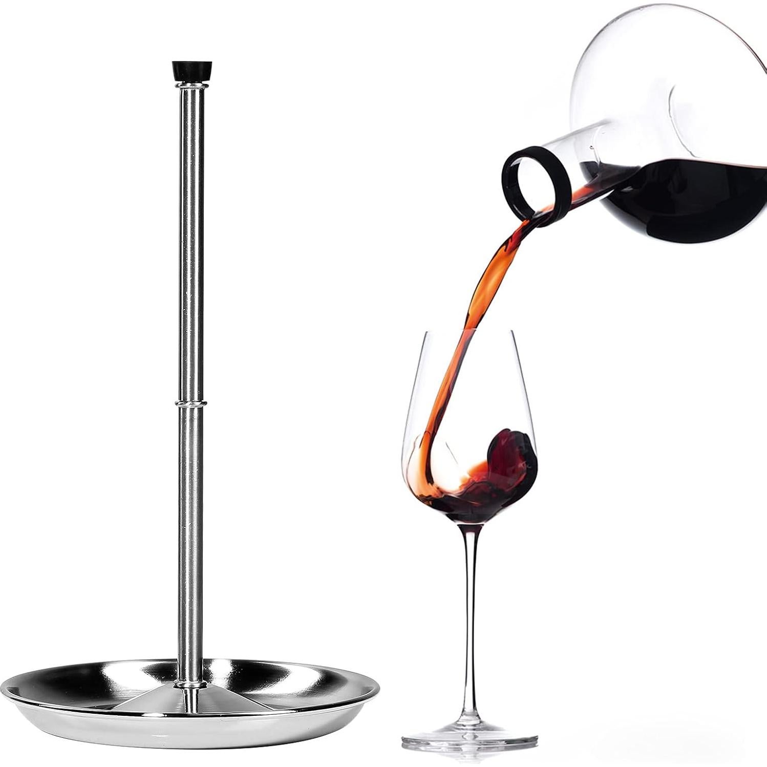 Soporte para Secar Decantadores de Vino Drincarier Acero Inoxidable