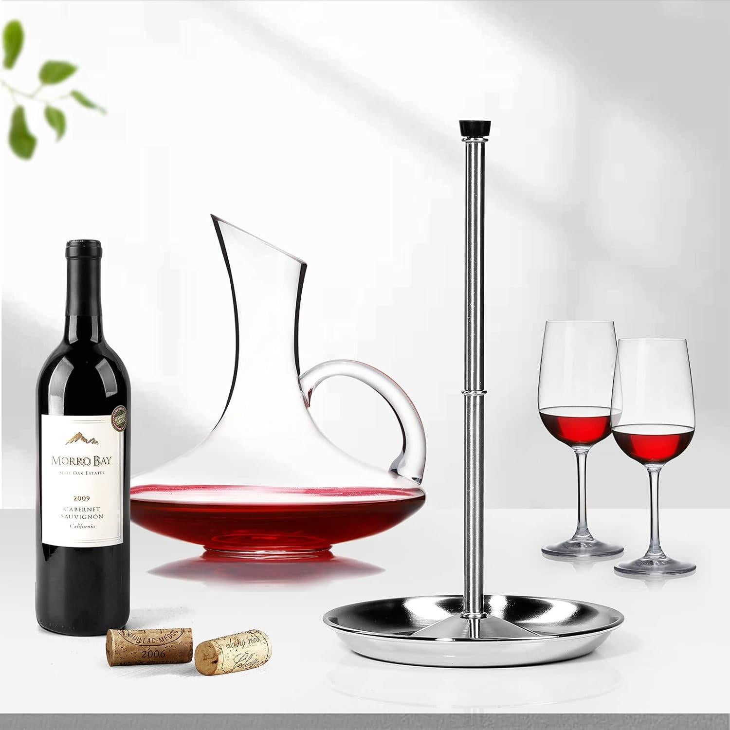 Soporte para Secar Decantadores de Vino Drincarier Acero Inoxidable