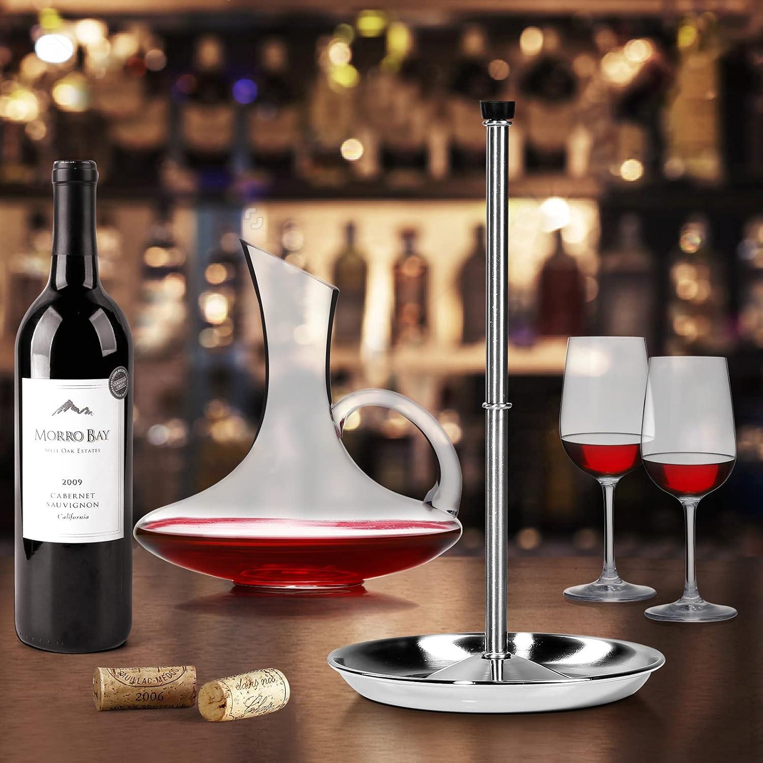 Soporte para Secar Decantadores de Vino Drincarier Acero Inoxidable