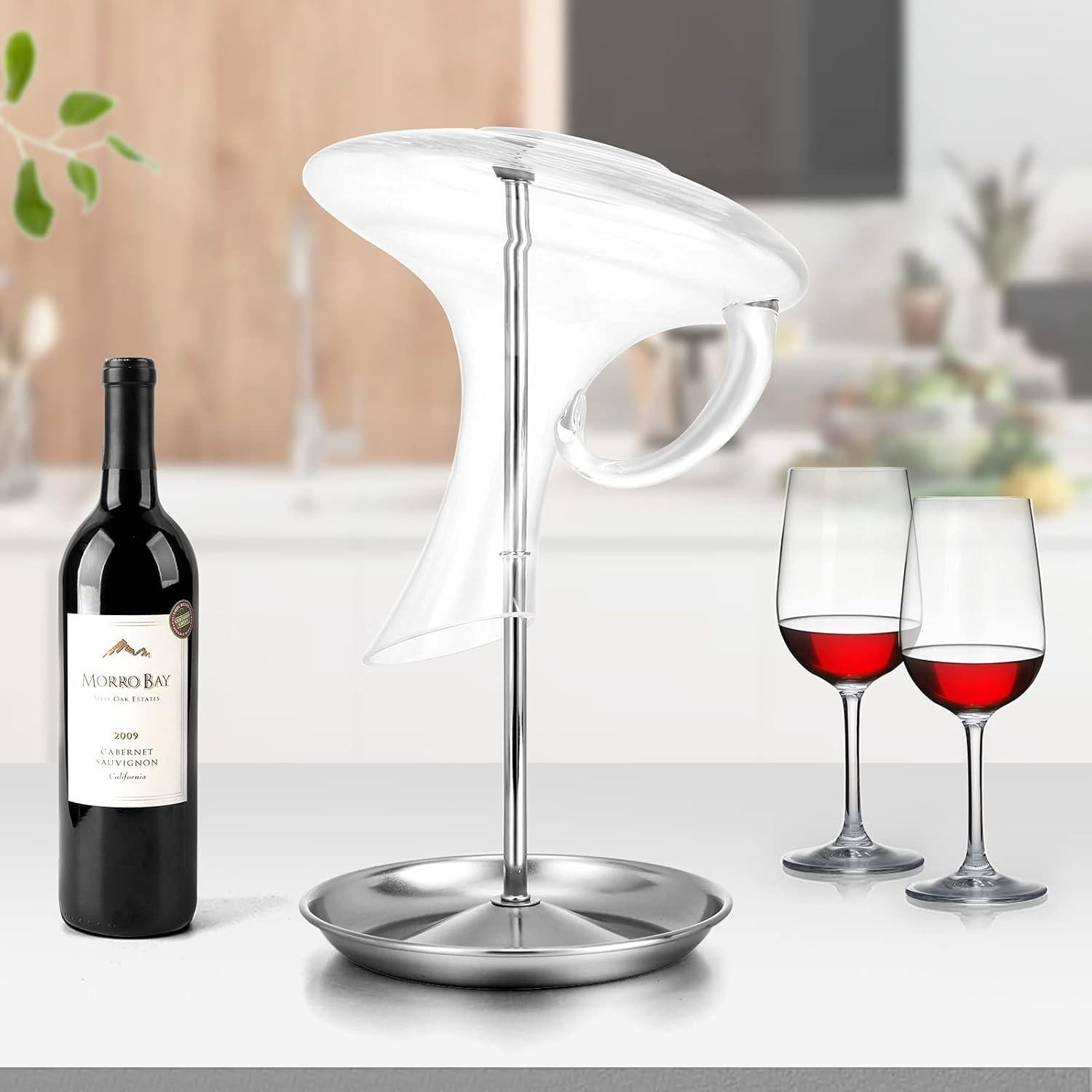 Soporte para Secar Decantadores de Vino Drincarier Acero Inoxidable