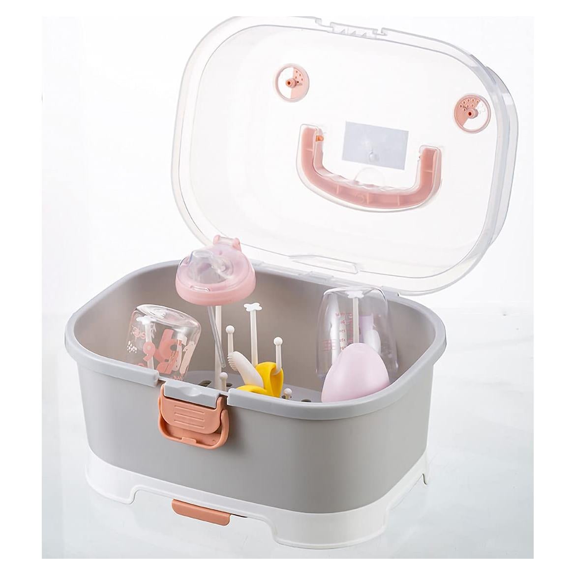 Estante para Secar Biberones Zdolmy 31x22x24 cm Gris