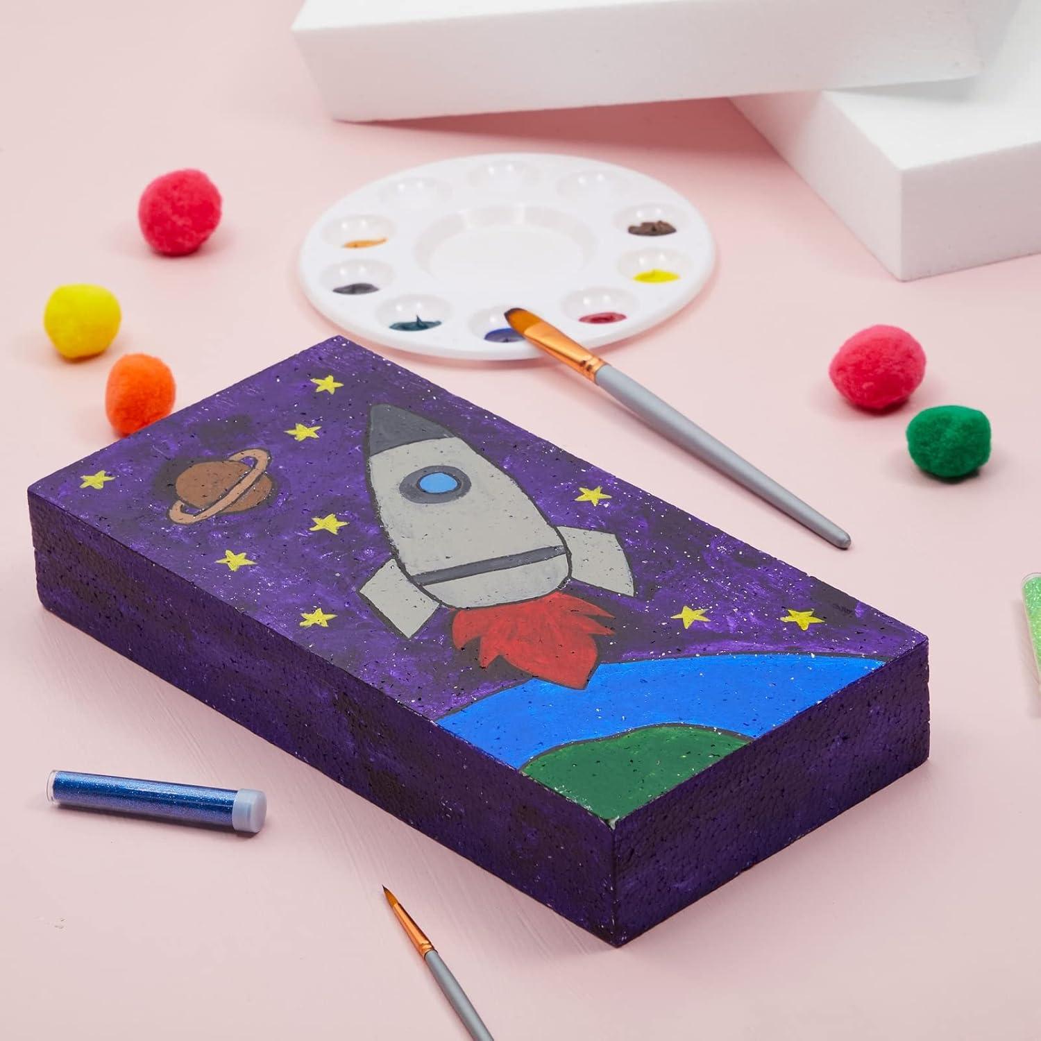 Bloques de Espuma Rectangulares Juvale 30.5x15.2x5.1cm Paquete de 6