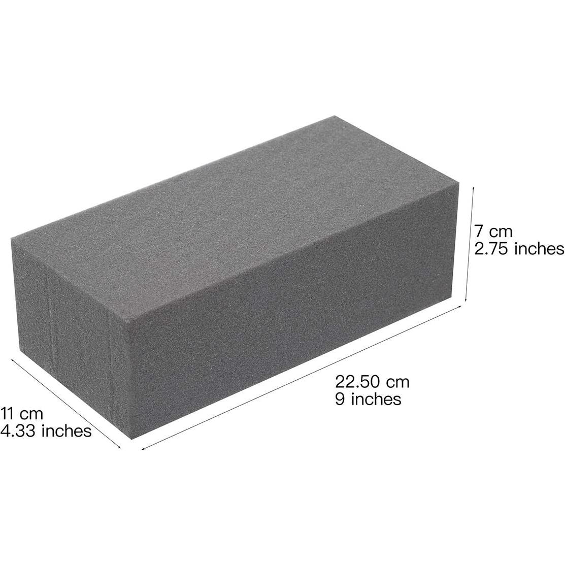 Bloques de Espuma Floral Secos Crafare 6 Piezas 22.9x11x6.9 cm