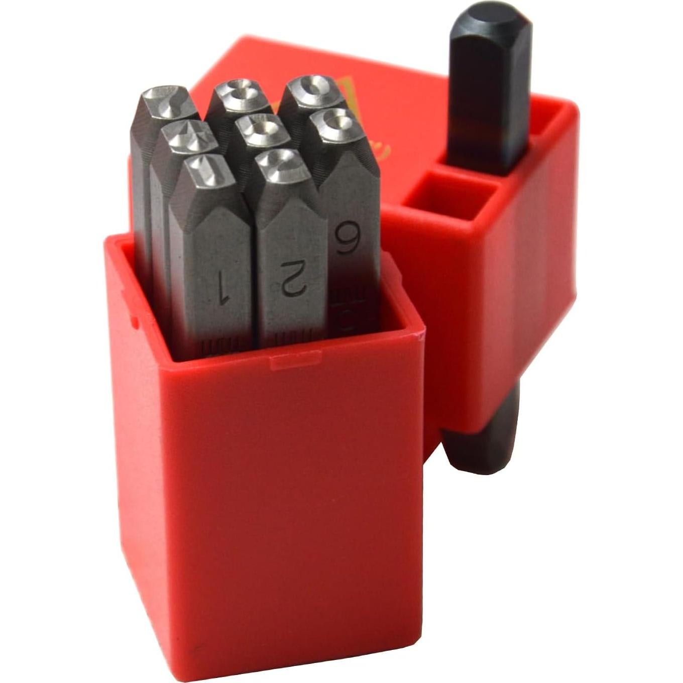 Juego de 36 Piezas Sello Acero WOKESI Letras y Números 2.5mm