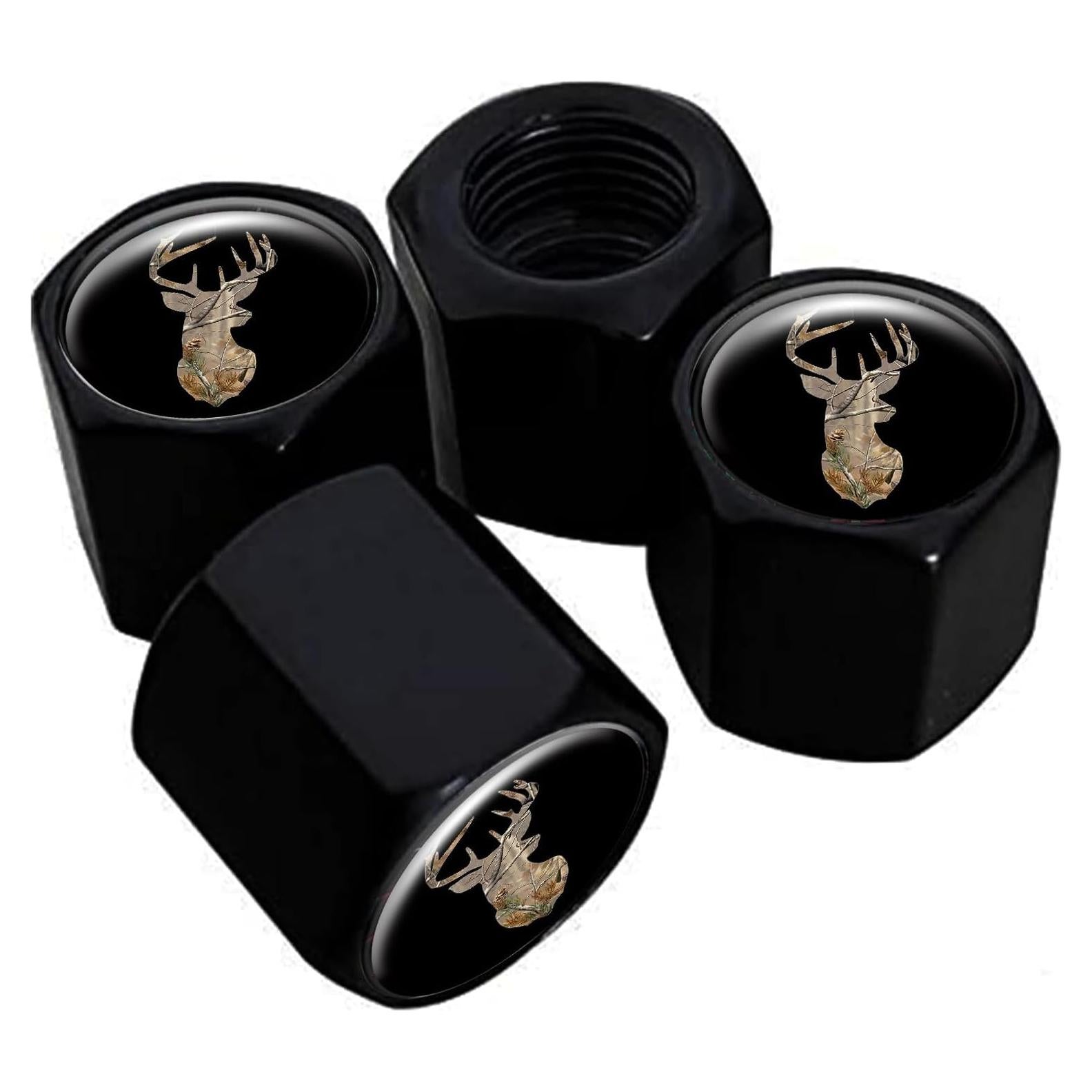 Tapas de Válvula de Neumático GMJzzx 4 Piezas Aluminio Camuflaje