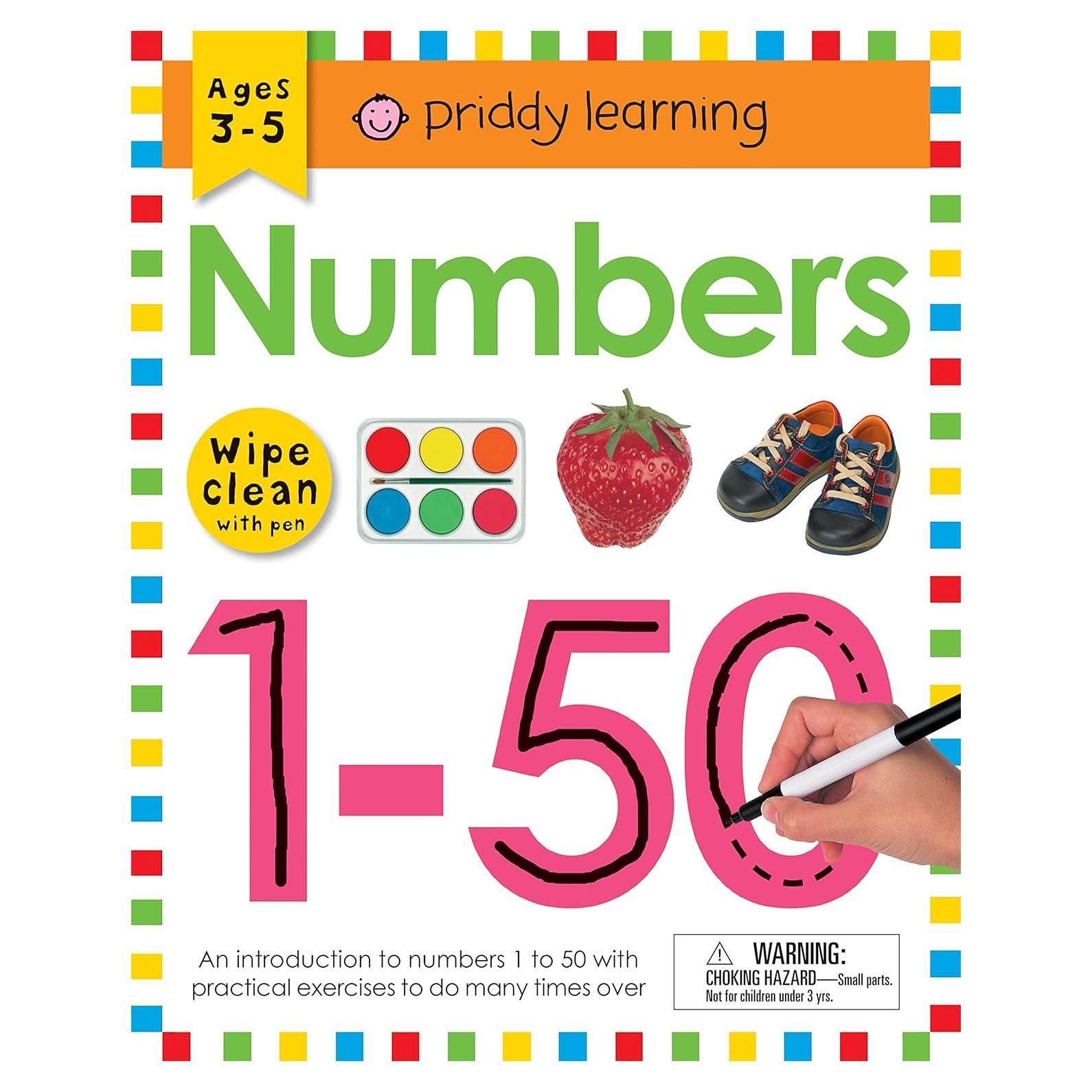 Wipe Clean Workbook: Numbers 1-50: Ages 3-5; wipe-clean with pen (Wipe Clean Learning Books)