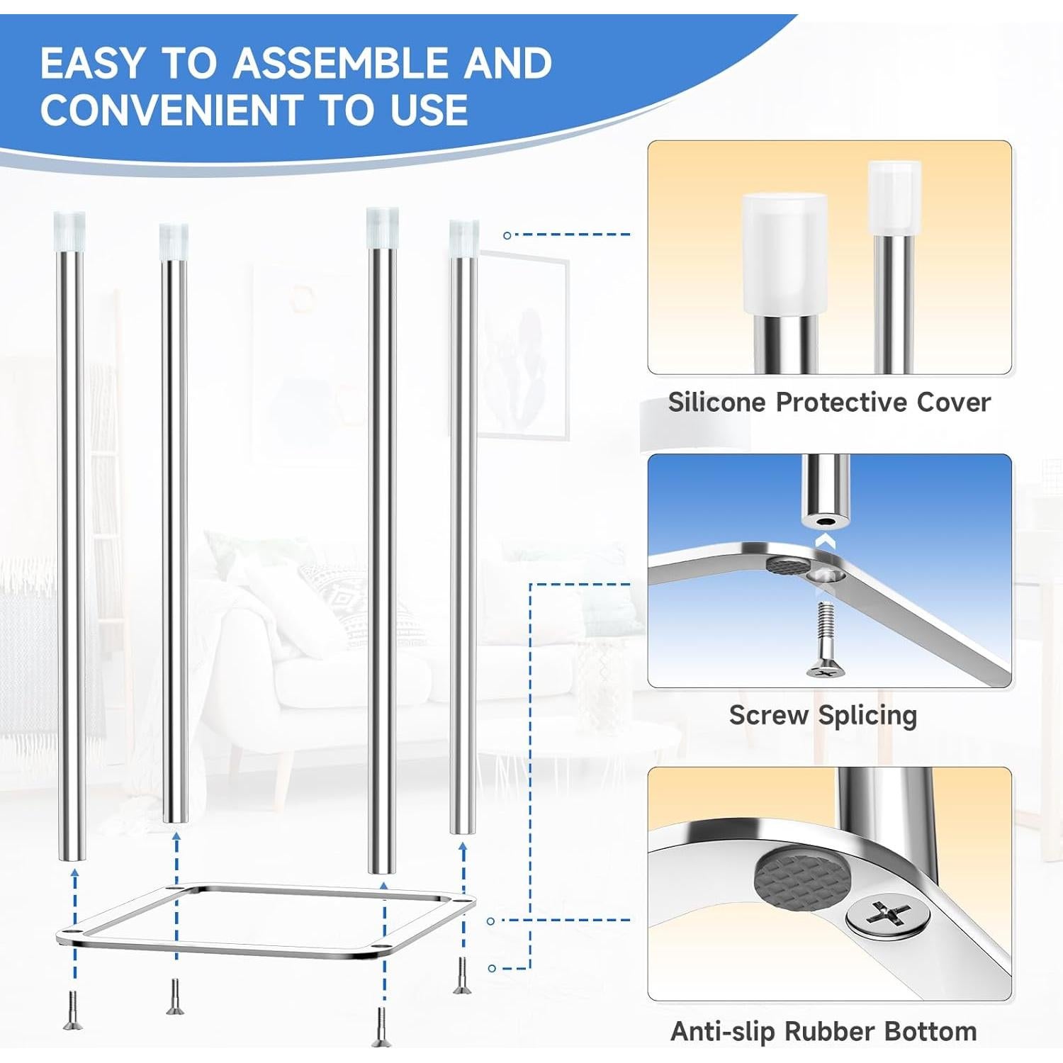 Soporte para Secar Botellas LOXSUN Acero Inoxidable 24.2 cm