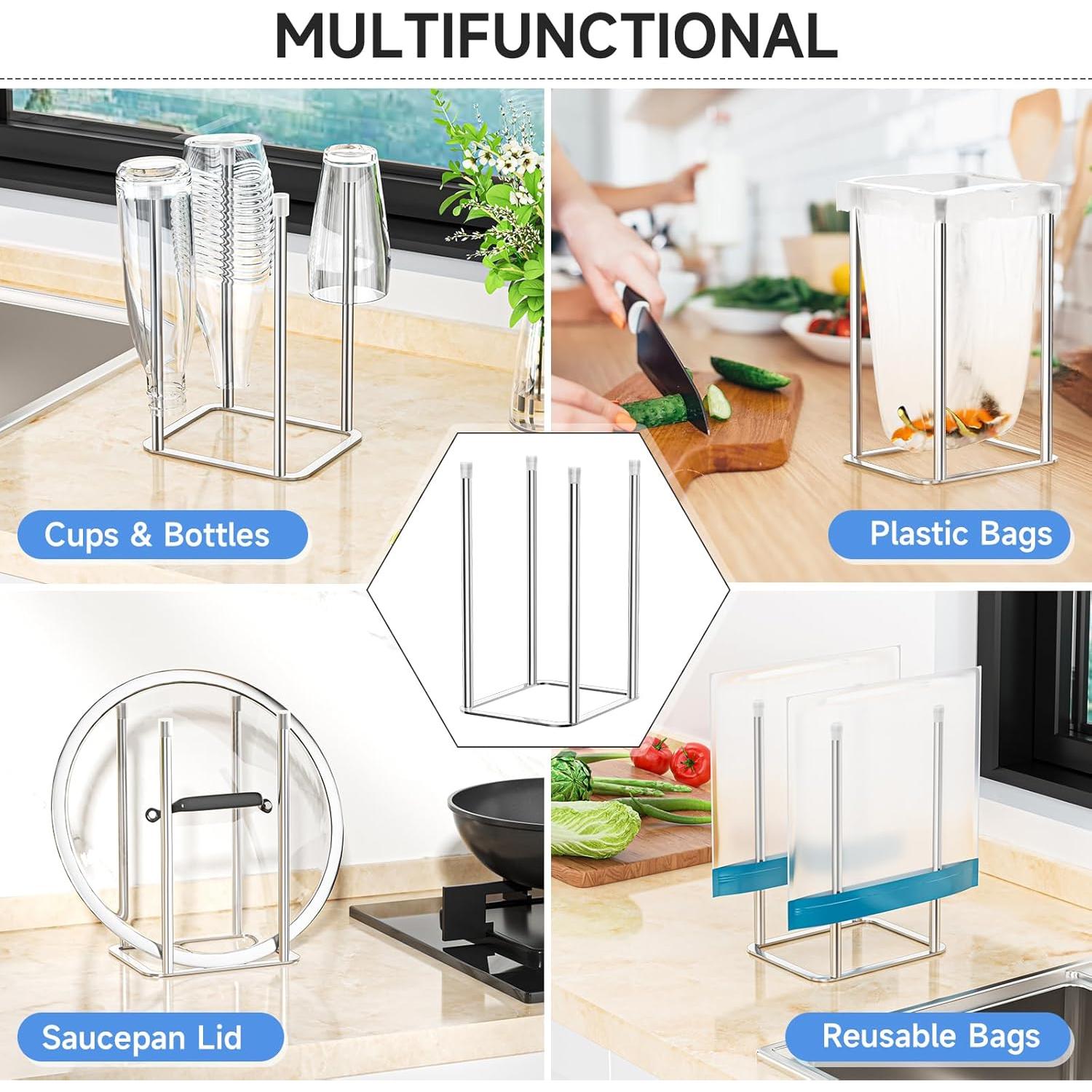 Soporte para Secar Botellas LOXSUN Acero Inoxidable 24.2 cm