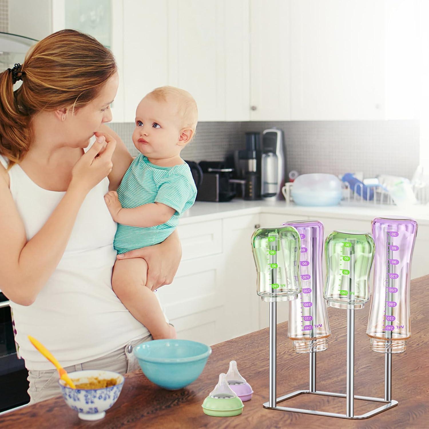 Soporte para Secar Botellas LOXSUN Acero Inoxidable 24.2 cm