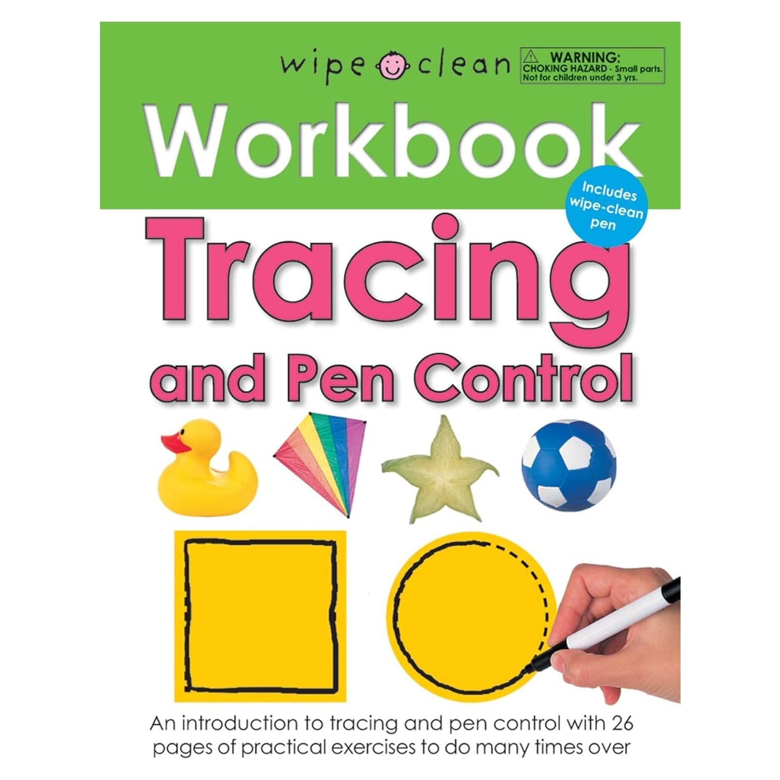 Wipe Clean Workbook Tracing and Pen Control: Includes Wipe-Clean Pen (Wipe Clean Learning Books)