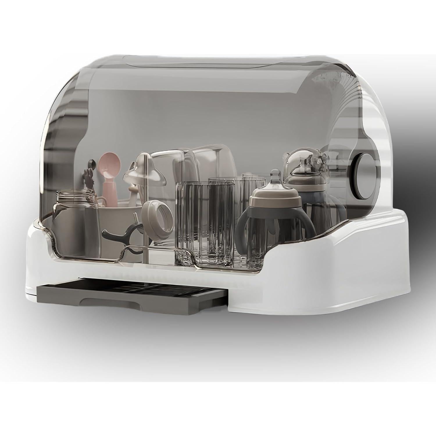 Organizador de Secado de Biberones Zdolmy Gris 31.75x25.4x25.1 cm