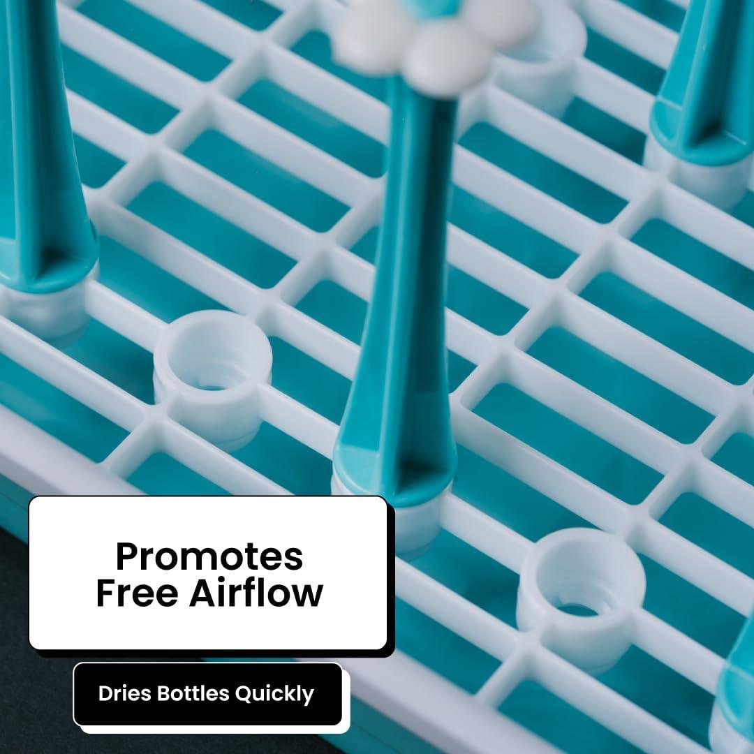 Secador de Biberones Zunee - Organizador Compacto Blanco 0.52 kg