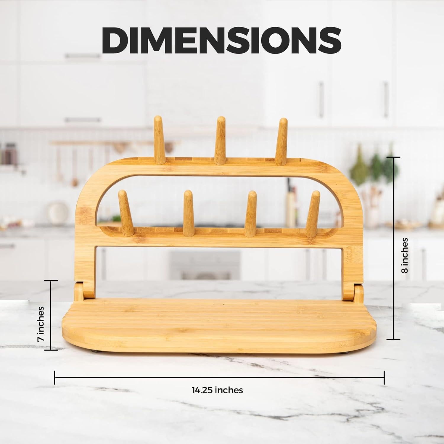 Soporte de Secado de Botellas de Bebé Temporada de Sydney - Bambú