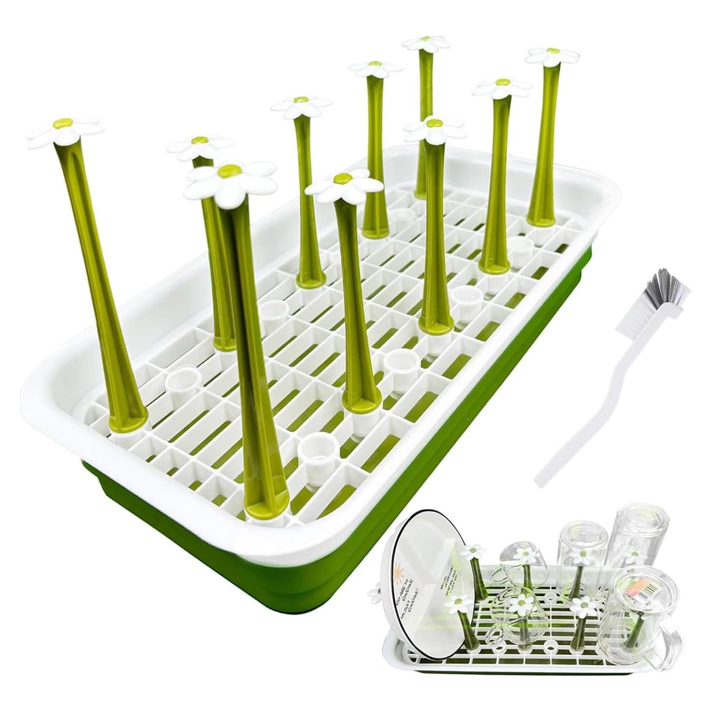 Soporte de Secado de Botellas FEXICHUJI Grande Desmontable