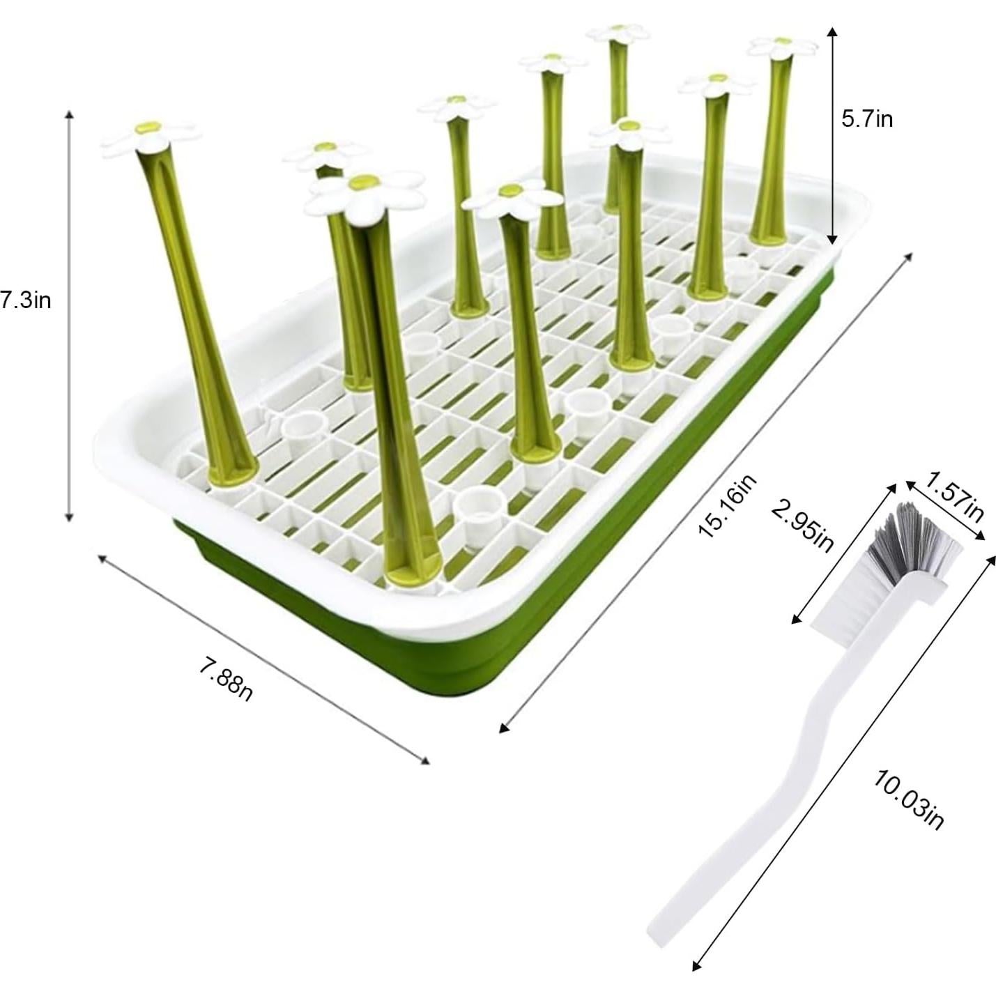 Soporte de Secado de Botellas FEXICHUJI Grande Desmontable