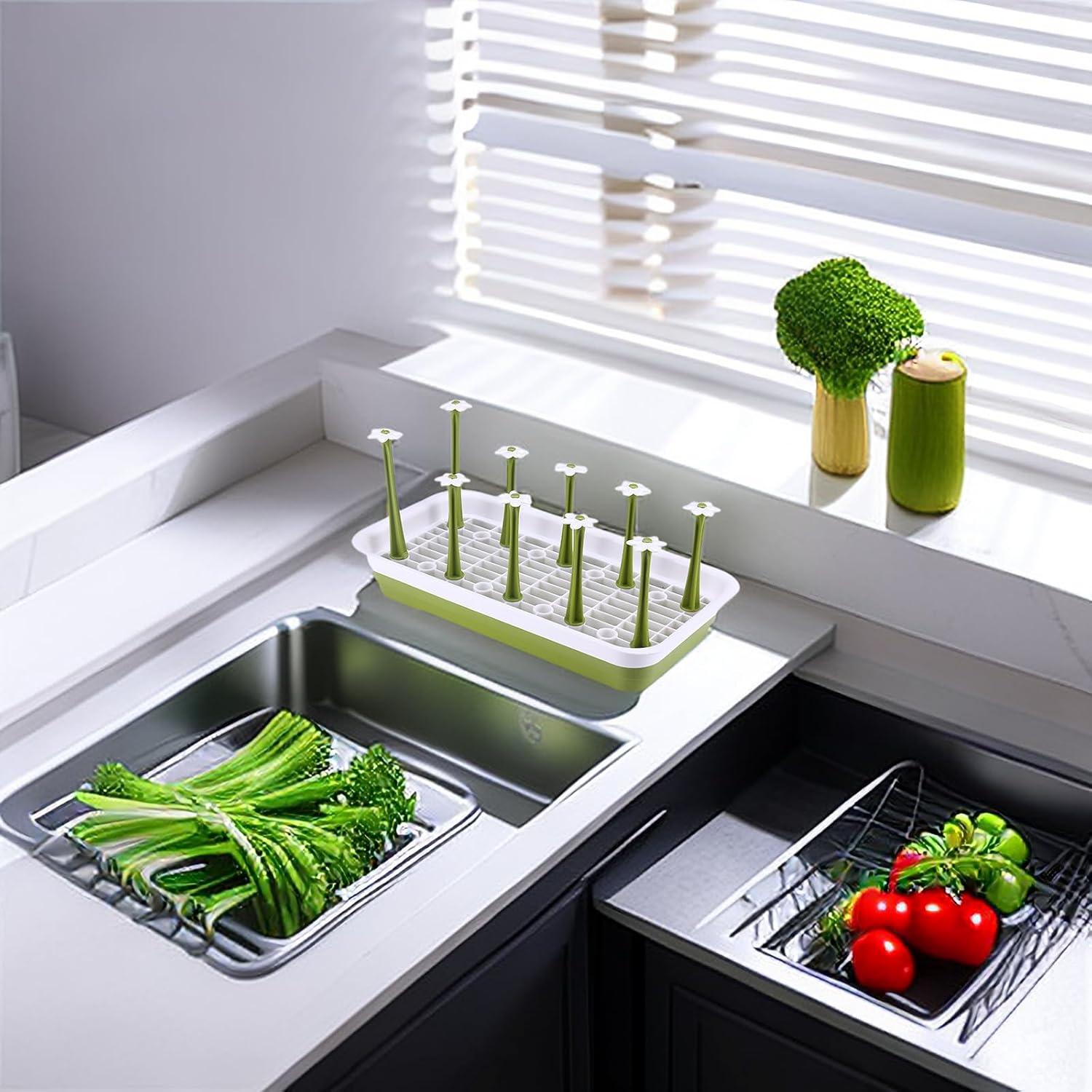 Soporte de Secado de Botellas FEXICHUJI Grande Desmontable