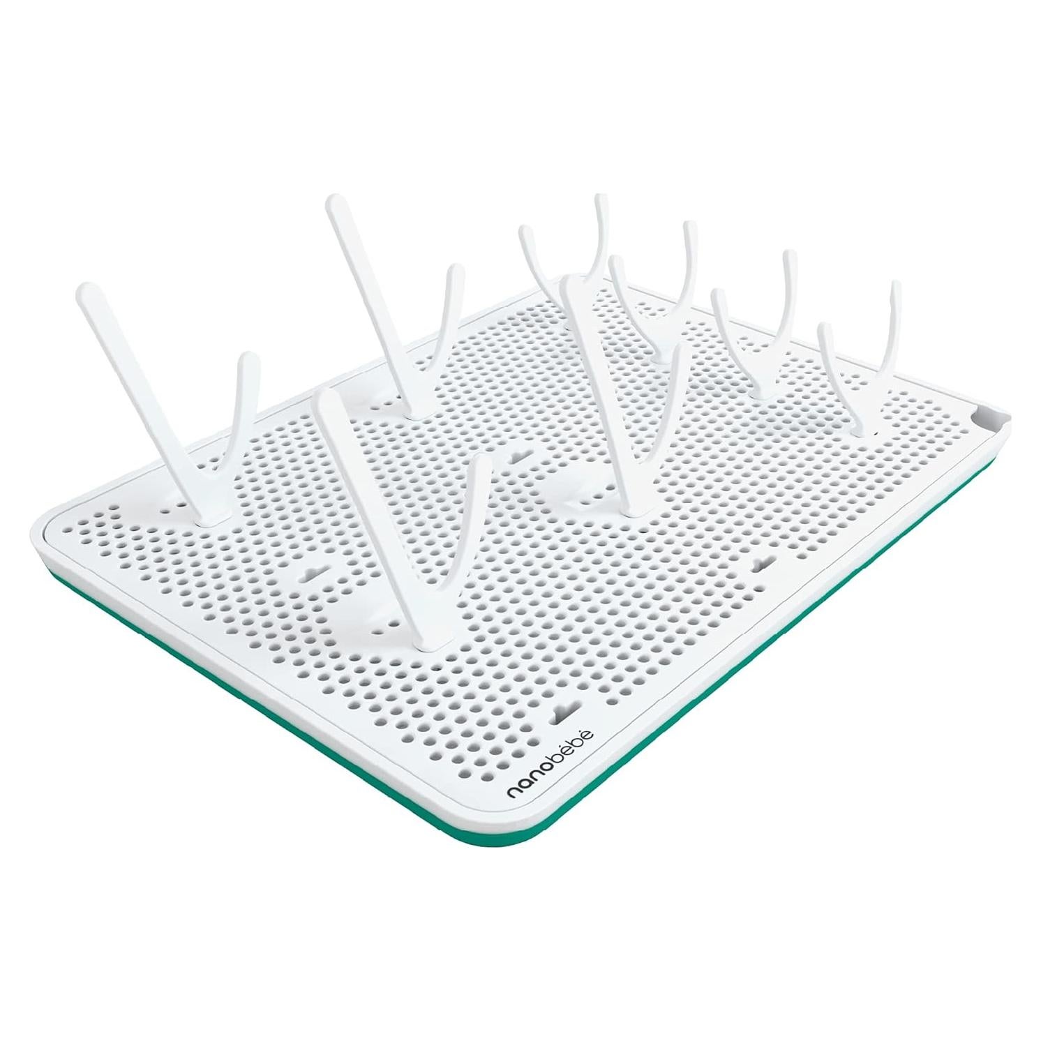 Estante de Secado Slim Nanobebé - Alfombrilla Ajustable para Biberones