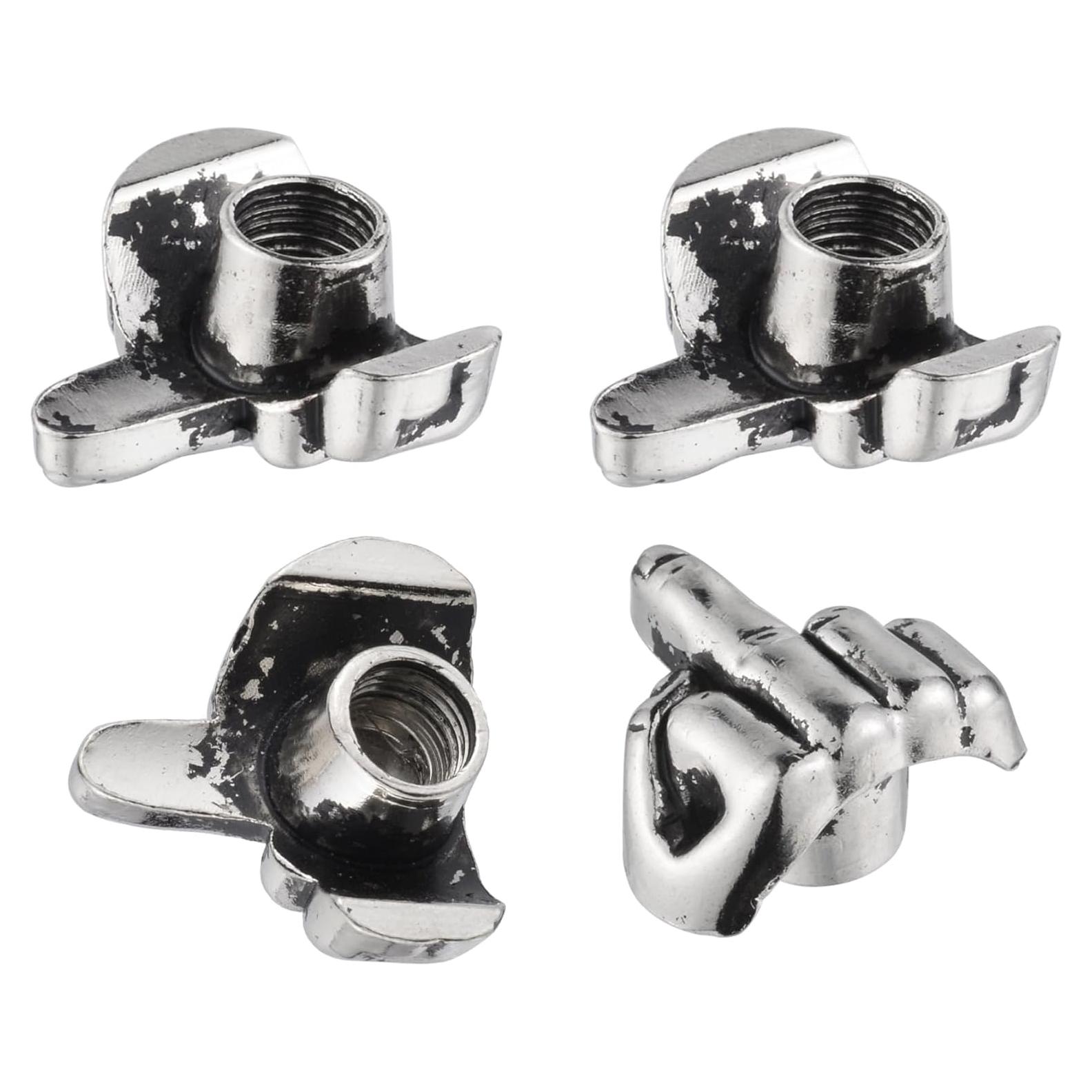 Tapa de Válvula Abfer para Neumáticos de Coche - 4 Piezas Plata