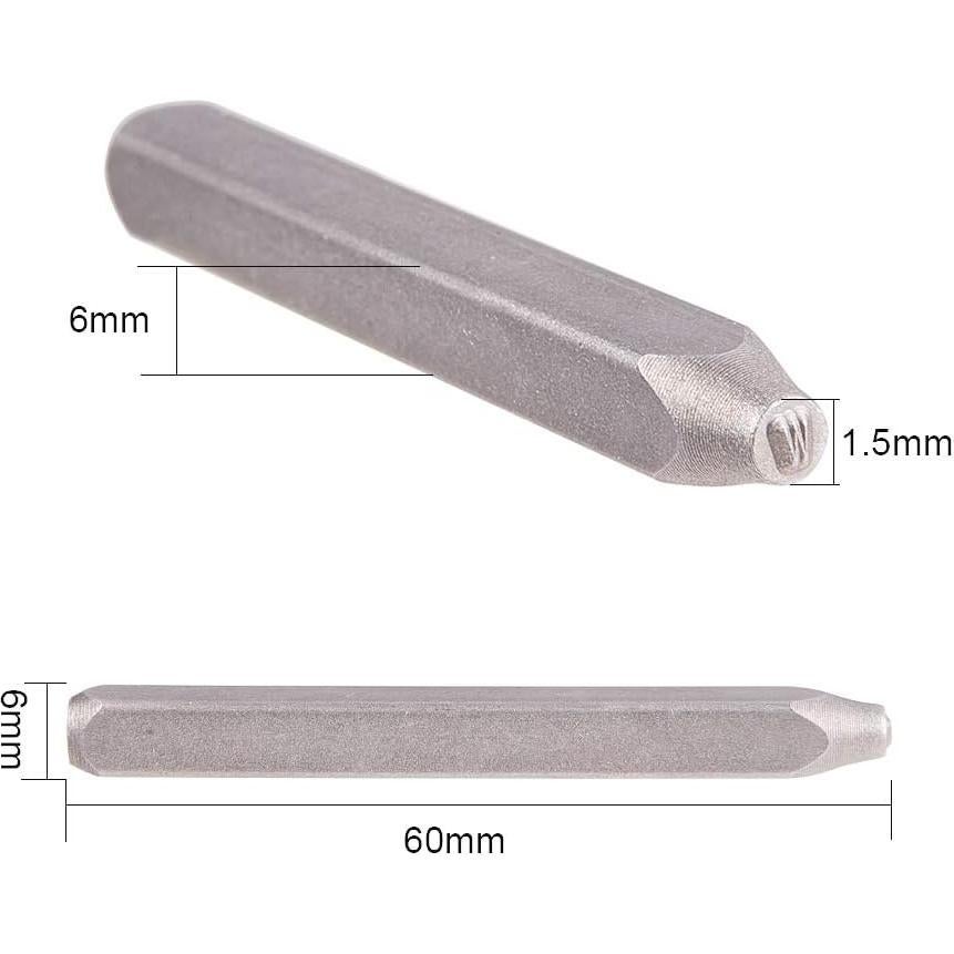 Juego de Sellos de Letras y Números PH PandaHall 36pcs