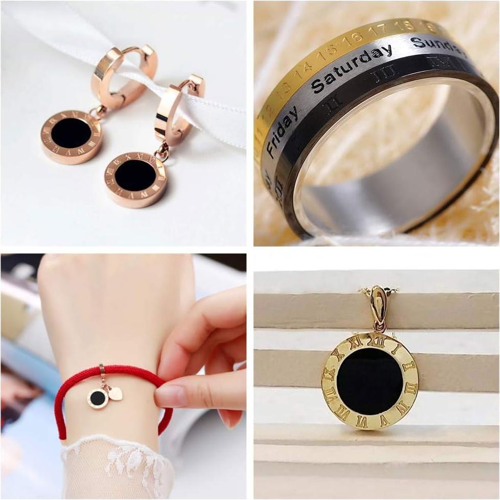 Juego de Sellos de Letras y Números PH PandaHall 36pcs