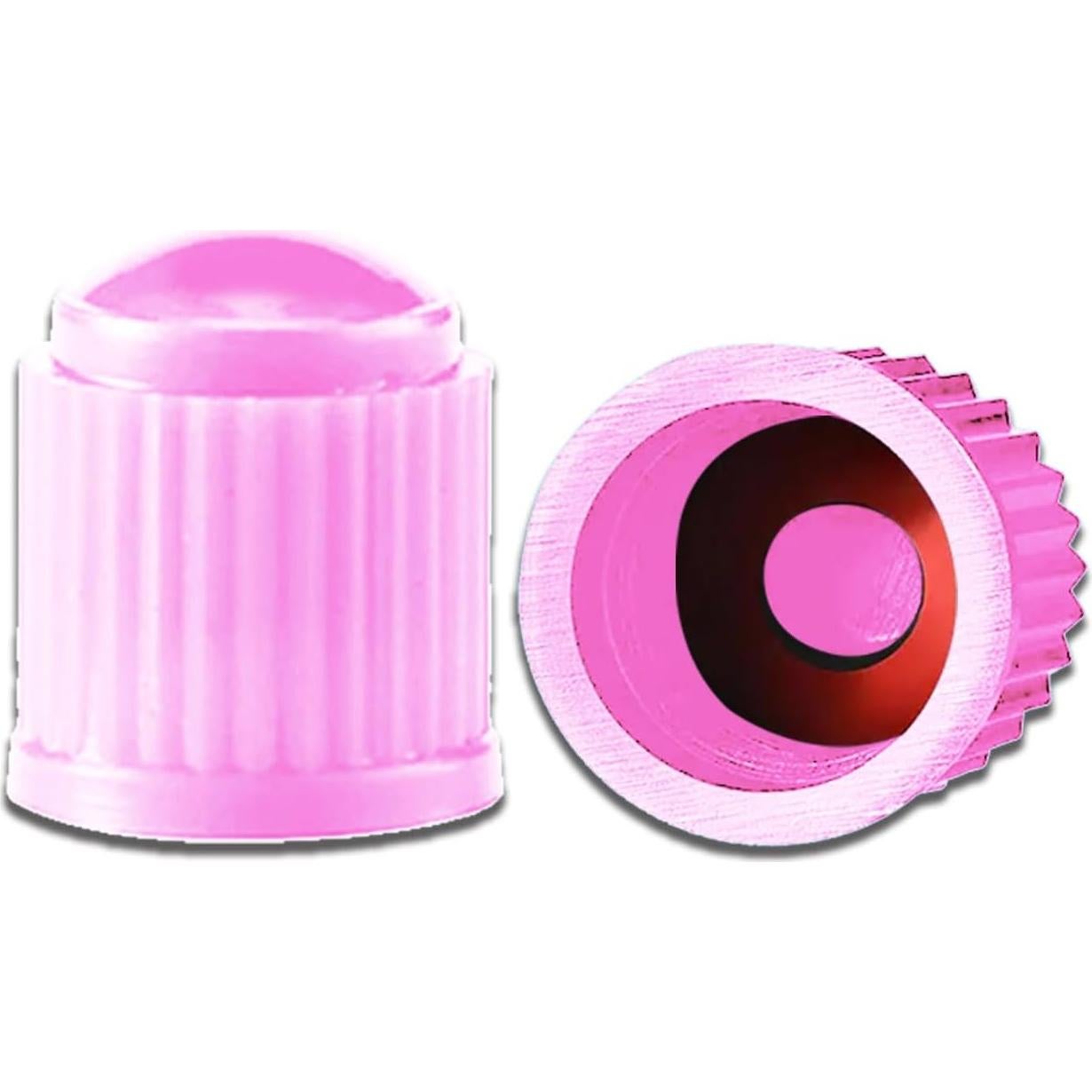 Tapas de Válvula de Neumático Piburth Rosa 30PCS Universal