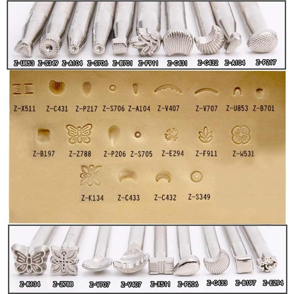 Juego de Herramientas de Estampado de Cuero Blawicat 65 Piezas