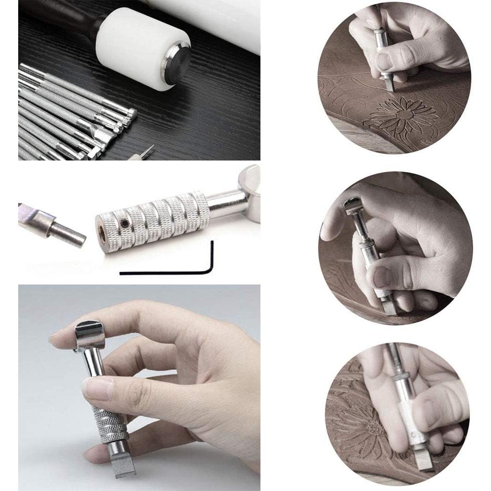 Juego de Herramientas de Estampado de Cuero Blawicat 65 Piezas