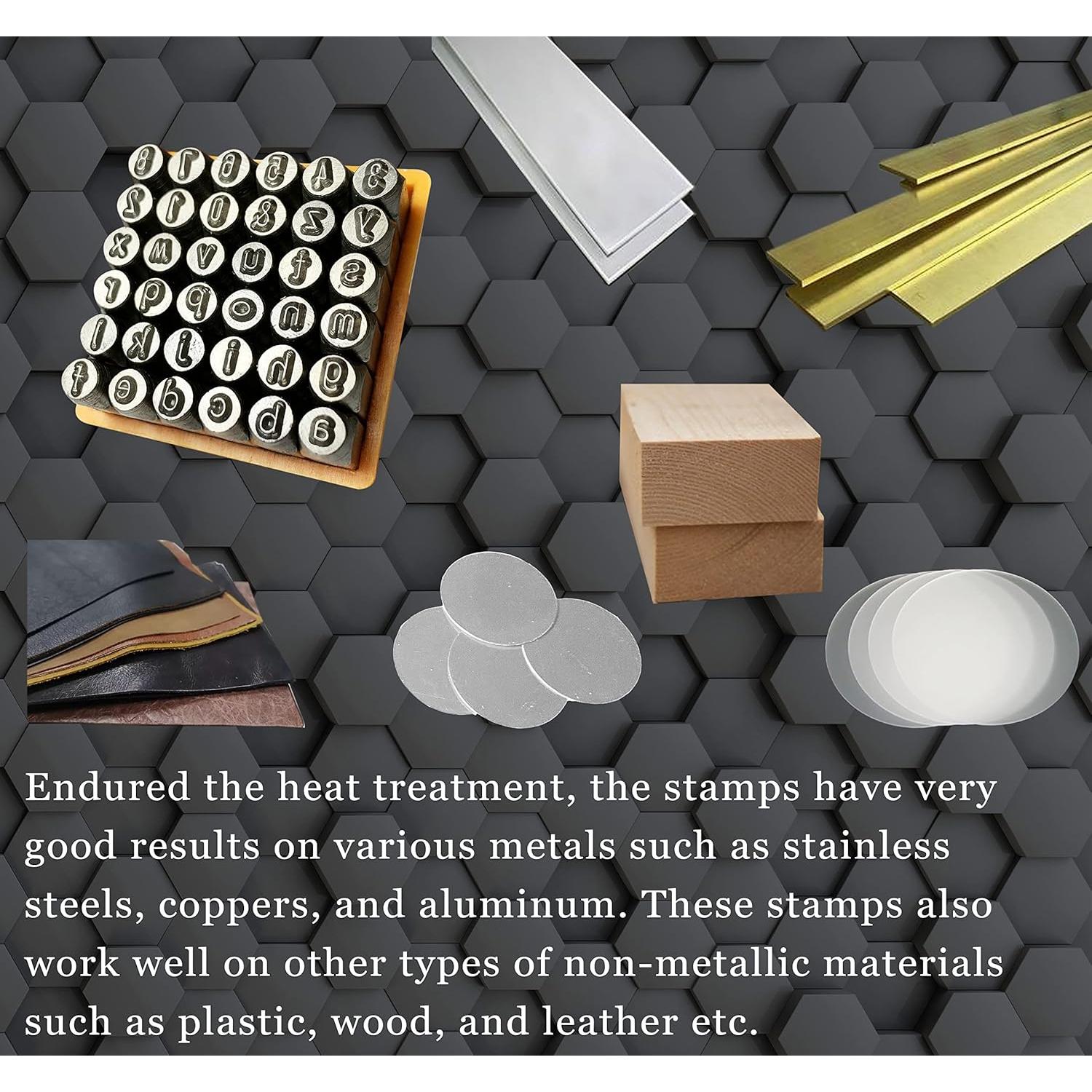 Juego de Sellos de Letras y Números HimaPro 36 Pcs 3mm