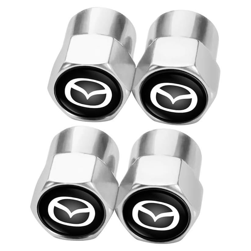 4 Tapones de Válvula de Neumático UBDVBMYZ Metal 11mm
