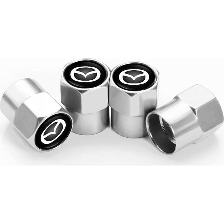 4 Tapones de Válvula de Neumático UBDVBMYZ Metal 11mm