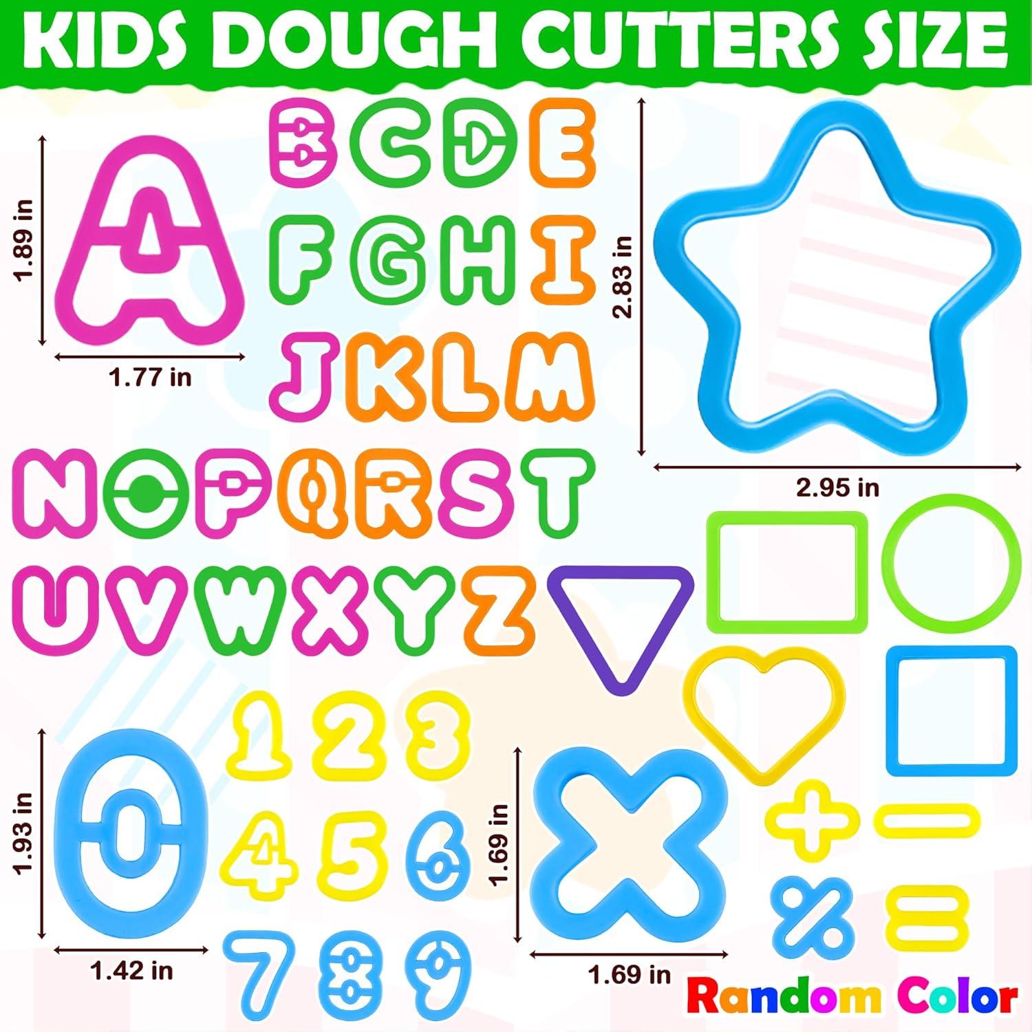 Kit de Herramientas de Masa 47 PCS Oun Nana - Cortadores de Letras y Números