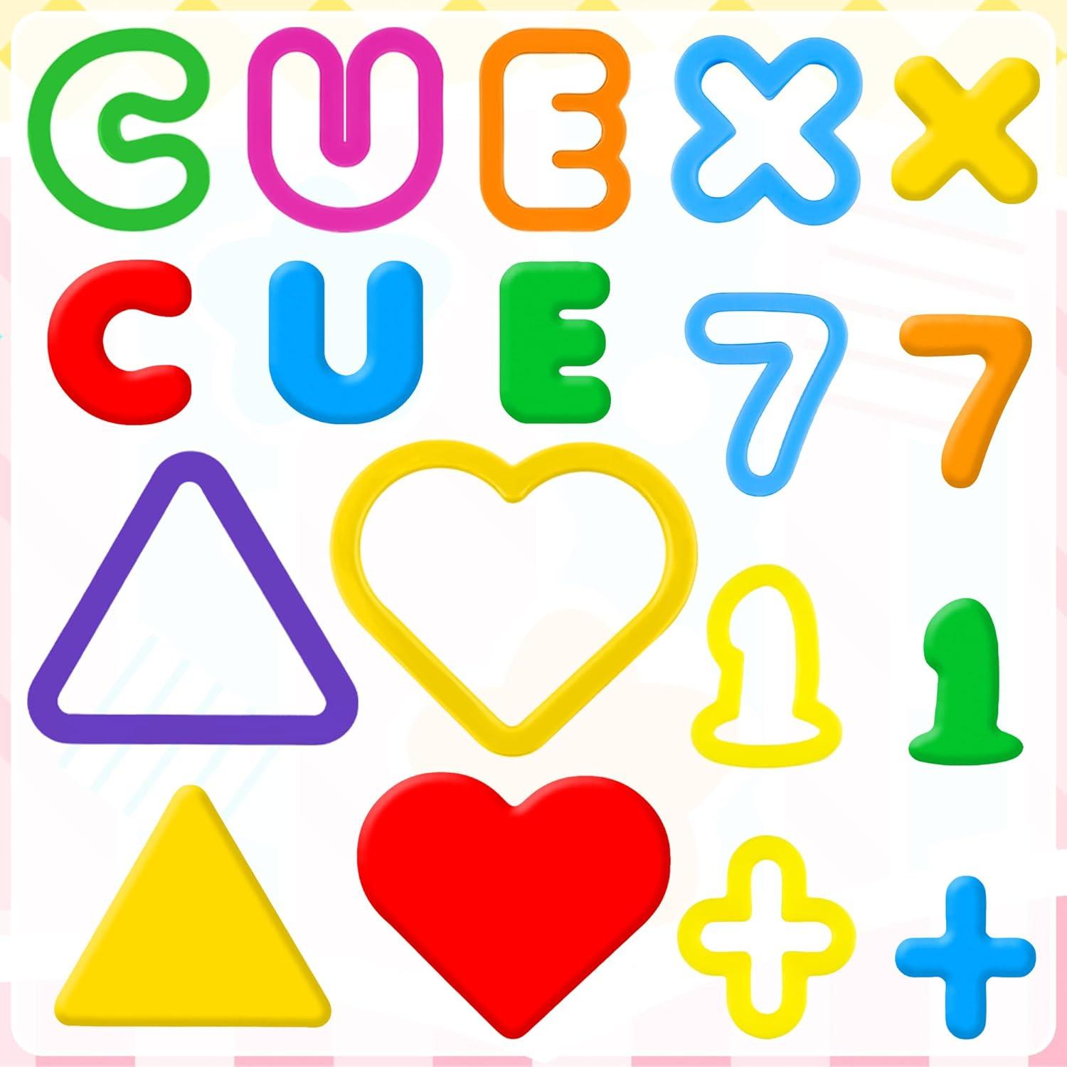 Kit de Herramientas de Masa 47 PCS Oun Nana - Cortadores de Letras y Números