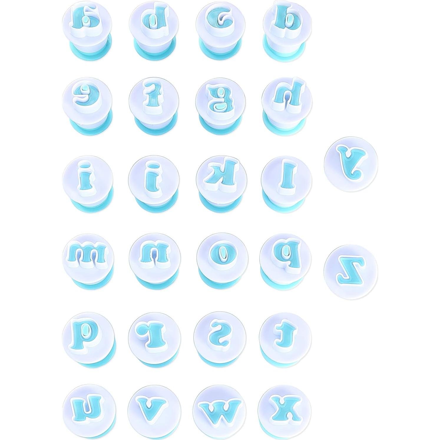 Cortadores de Letras y Números de Fondant Nuoda - 3 Juegos