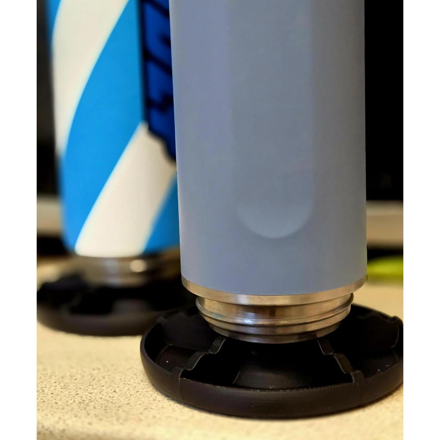 Soporte para Secado de Botellas Apilable PIYFVX Negro 11.4x7.6 cm