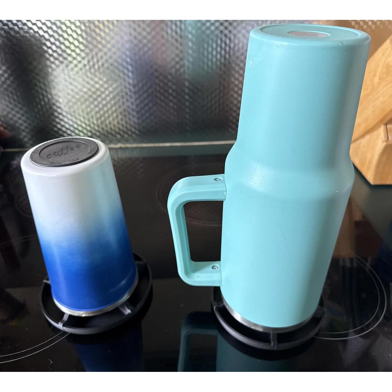 Soporte para Secado de Botellas Apilable PIYFVX Negro 11.4x7.6 cm