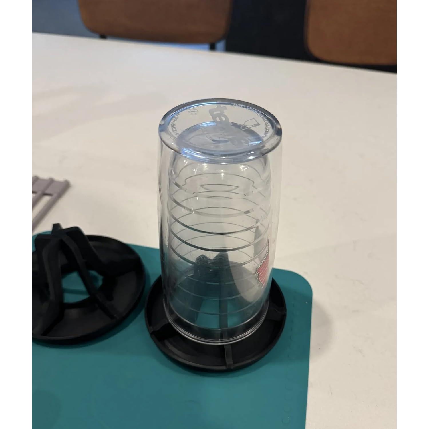 Soporte para Secado de Botellas Apilable PIYFVX Negro 11.4x7.6 cm